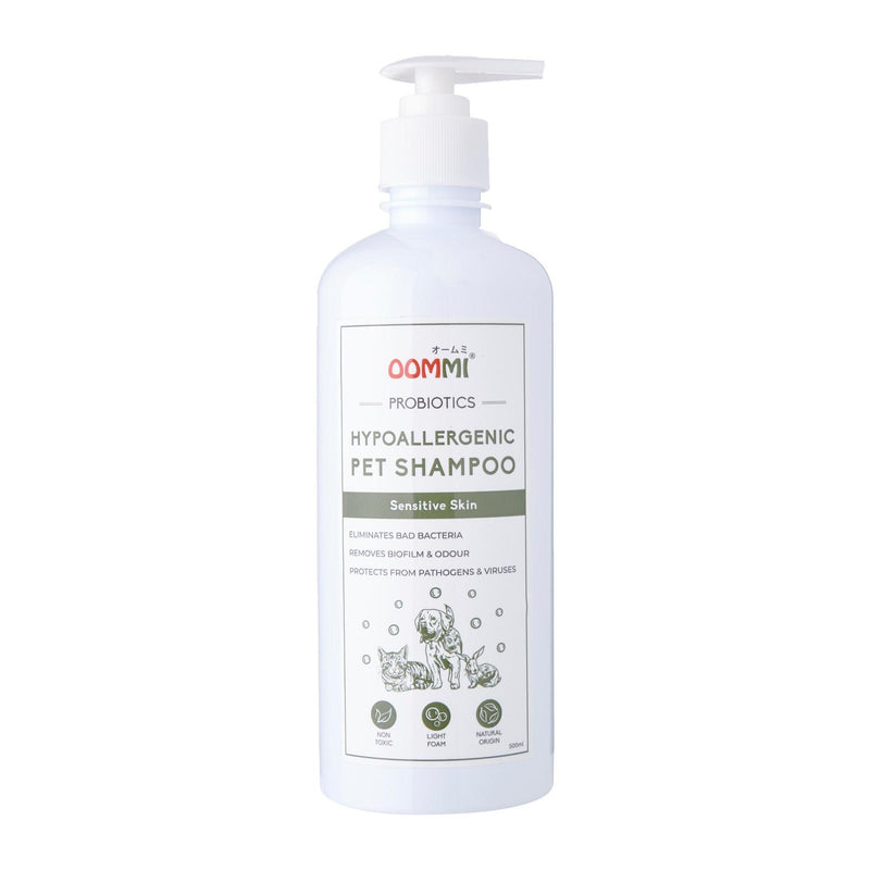 OOMMI Probiotics Hypoallergenic Pet Shampoo 500ml